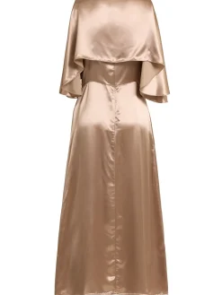 Vestito midi in raso