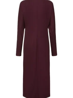 Vestito midi Mathilde in viscosa drappeggiata
