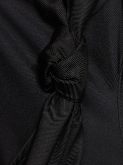 Vestito midi Moun in seta drappeggiata