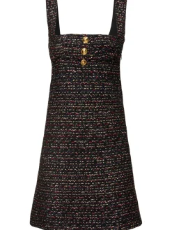 Vestito mini in bouclé