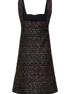 Vestito mini in bouclé