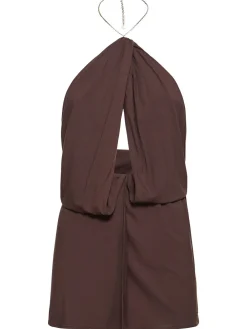 Vestito mini in jersey di viscosa