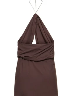 Vestito mini in jersey di viscosa