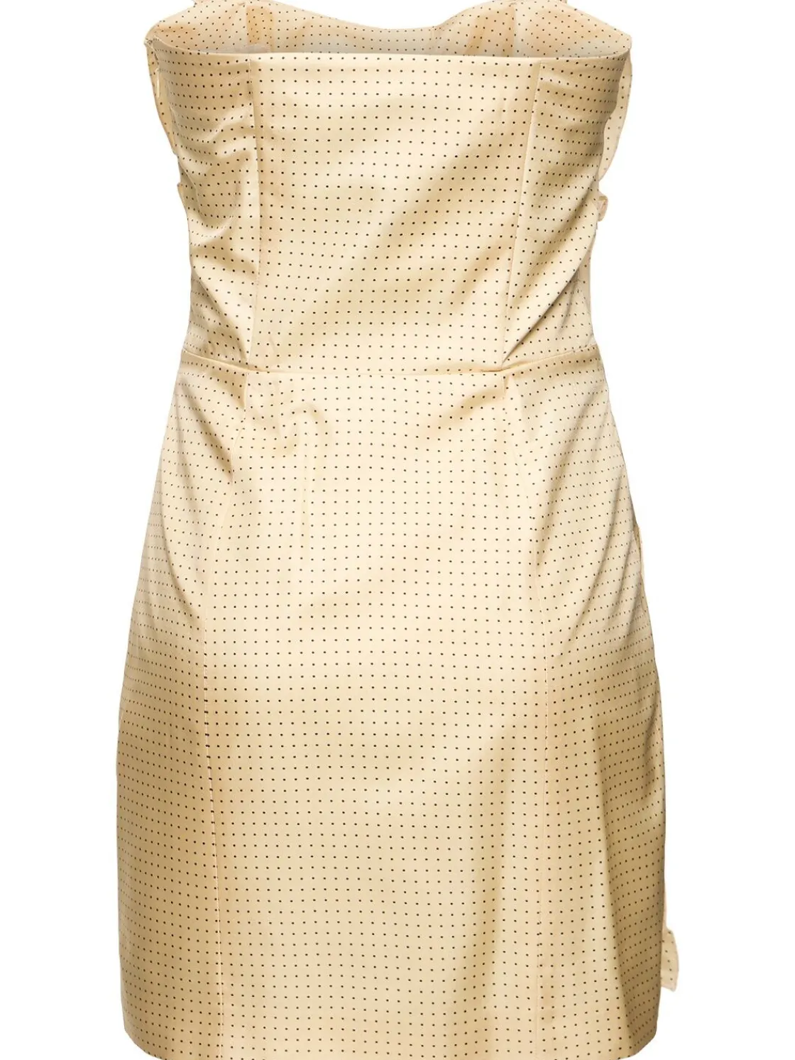Vestito mini in seta a pois