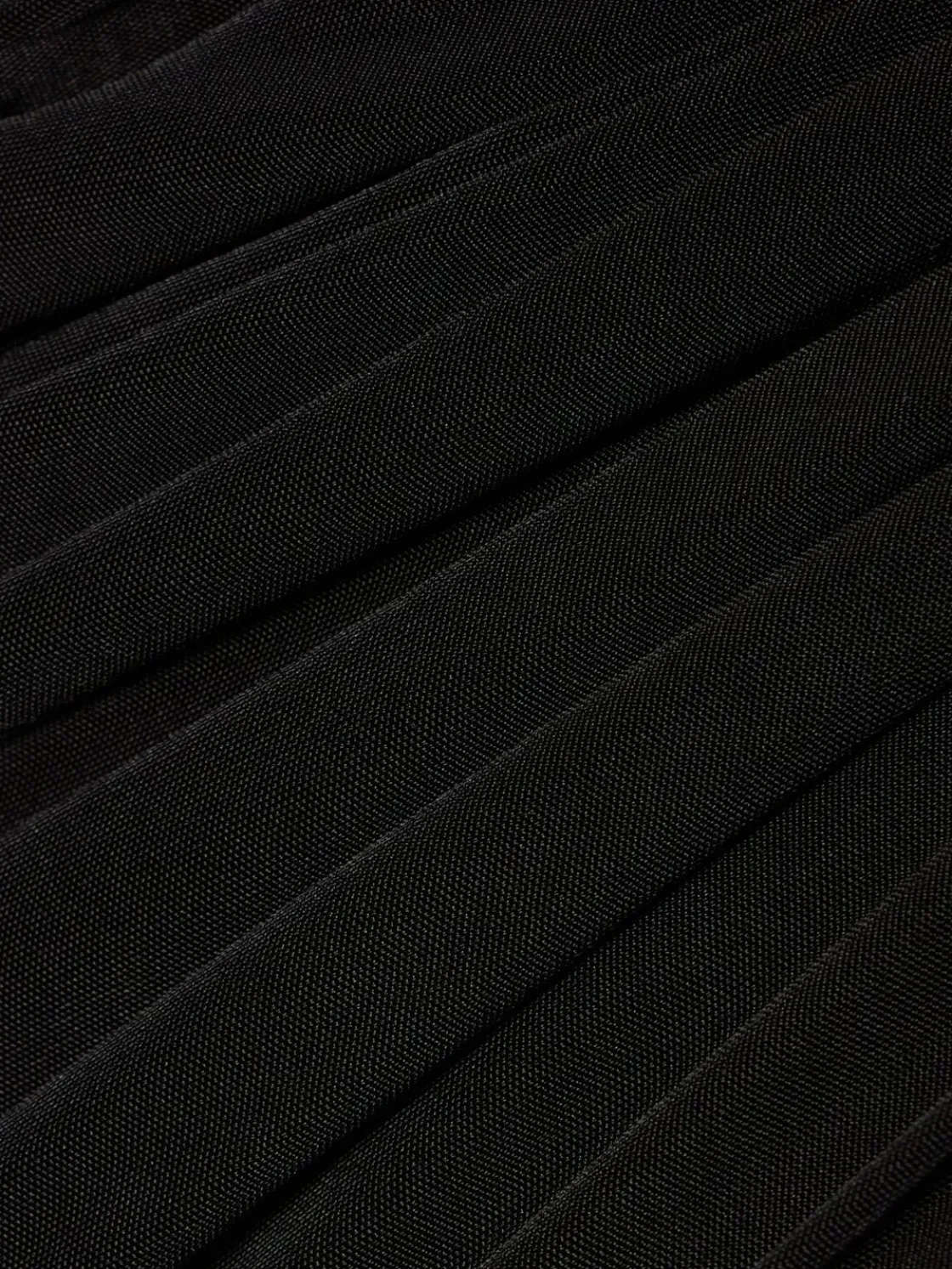 Vestito mini in tulle e jersey fluido drappeggiato