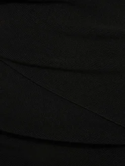 Vestito monospalla in maglia stretch