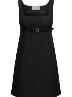 Vestito sartoriale con cintura