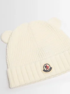 Virgin wool beanie w/ teddy bear ears