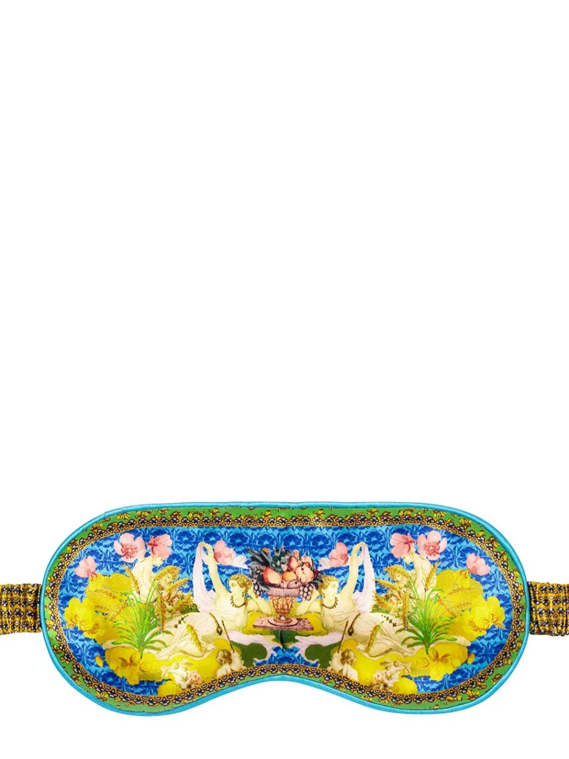 Virgo printed silk sleep mask