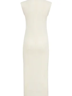 Viscose blend midi dress