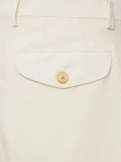 Viscose & linen shorts