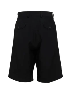 Viscose & linen shorts