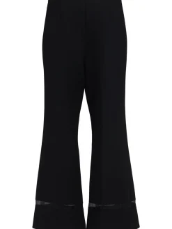 Wallace flared poly pants