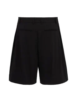 Wool blend Bermuda shorts