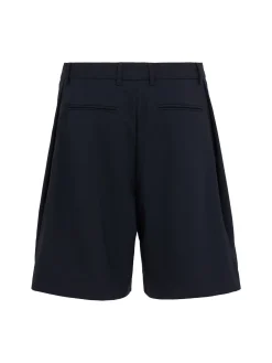 Wool blend Bermuda shorts