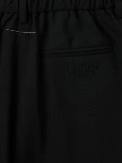 Wool blend pants