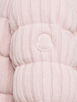 Wool & cashmere down cardigan jacket