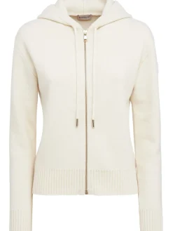 Wool & cashmere zip-up hoodie
