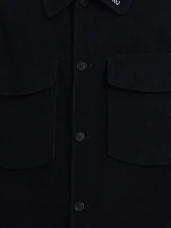 Wool & cotton overshirt