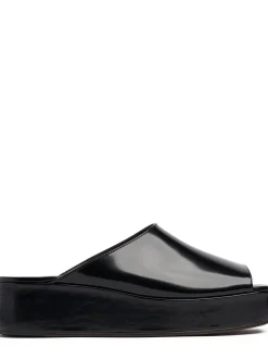 Zeppe flatform Emi in pelle verniciata 20mm